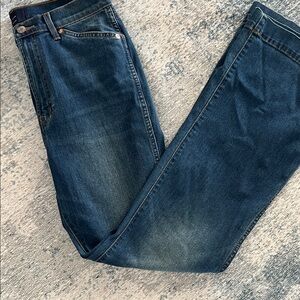 GAP Women's Dark Blue Flare Jeans